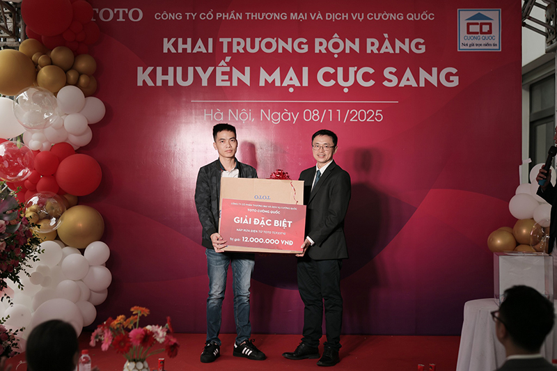 Khai trương showroom TOTO Cường Quốc