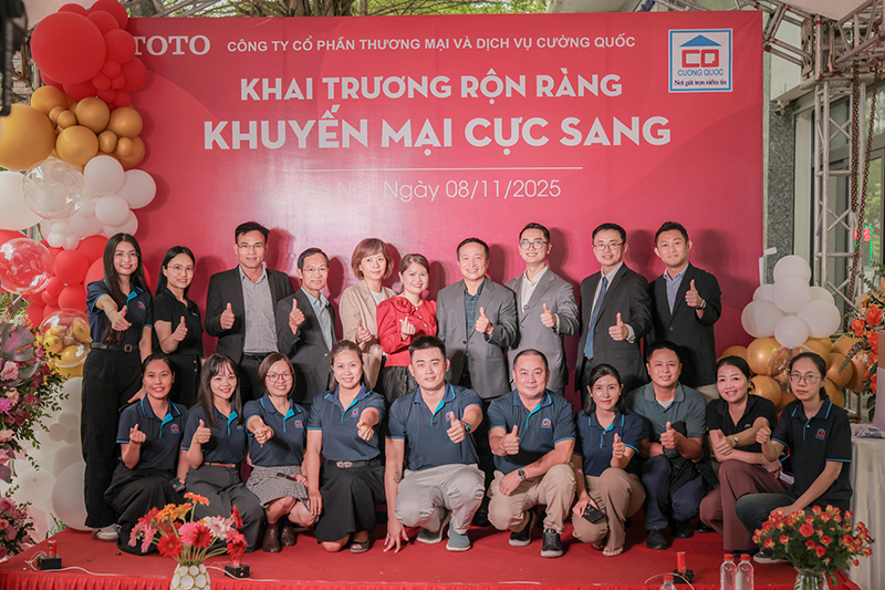 Khai trương showroom TOTO Cường Quốc