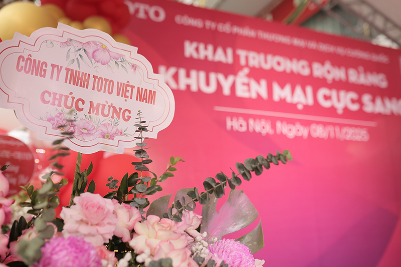Khai trương showroom TOTO Cường Quốc