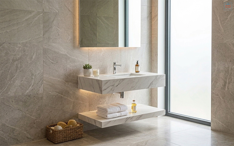 Gợi ý 5 mẫu chậu bàn đá 2 tầng Viglacera đẹp, đáng mua