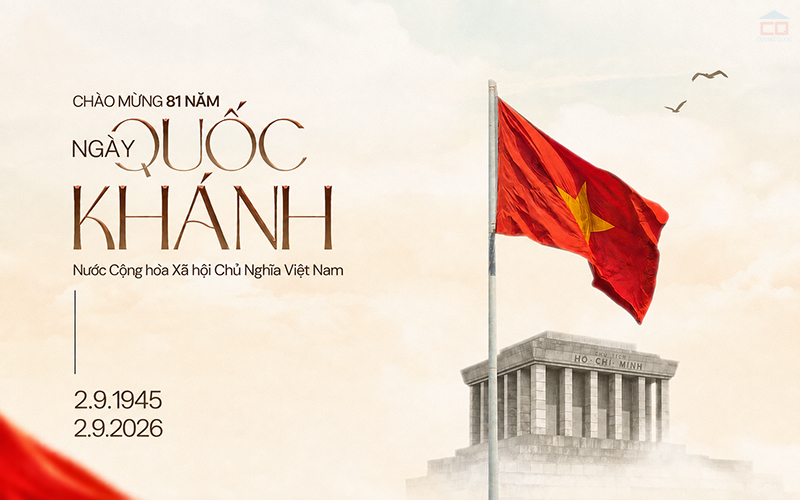 Thông báo lịch nghỉ lễ Ngày Quốc Khánh 2/9/2026