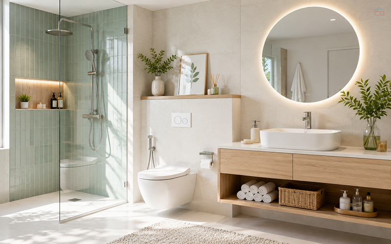 Checklist thiết bị vệ sinh cần mua khi xây nhà mới