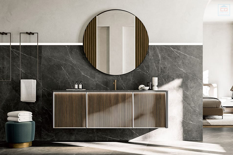 Tủ chậu lavabo bằng inox