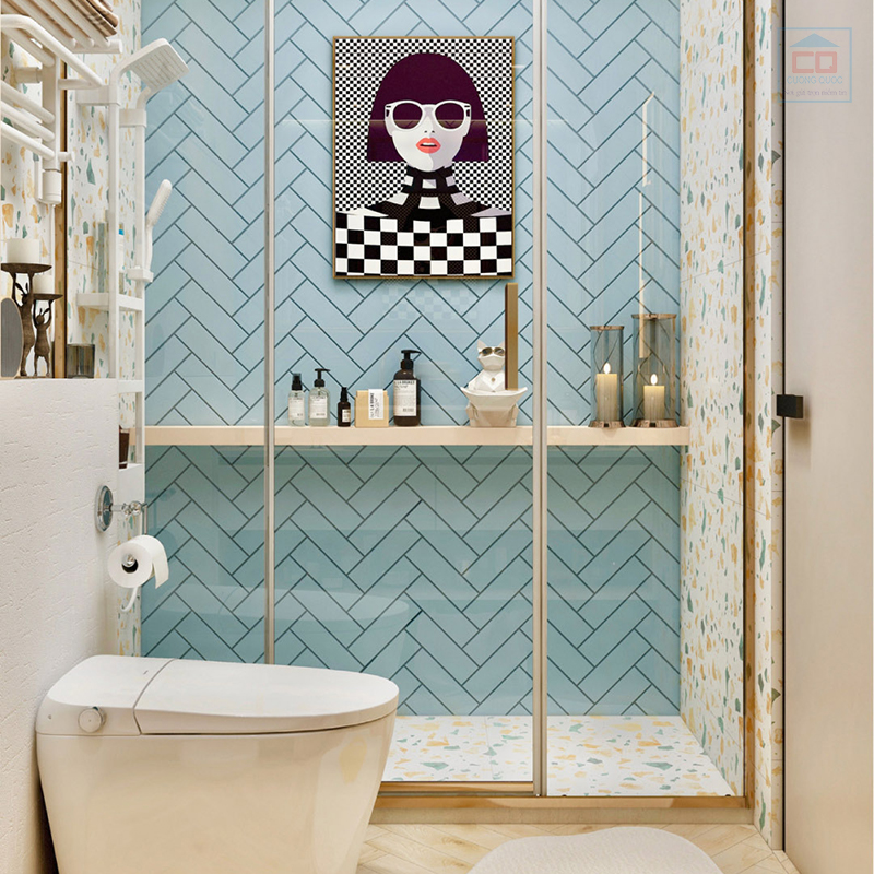 Phòng mẫu gạch thẻ ốp tường