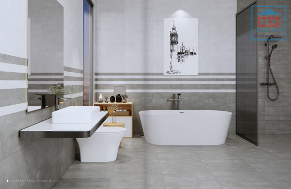 Phối cảnh gạch ốp lát Arizona AZ1 