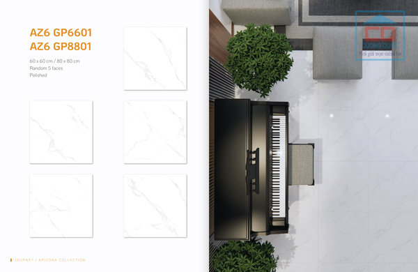 Phối cảnh gạch ốp lát Arizona AZ6
