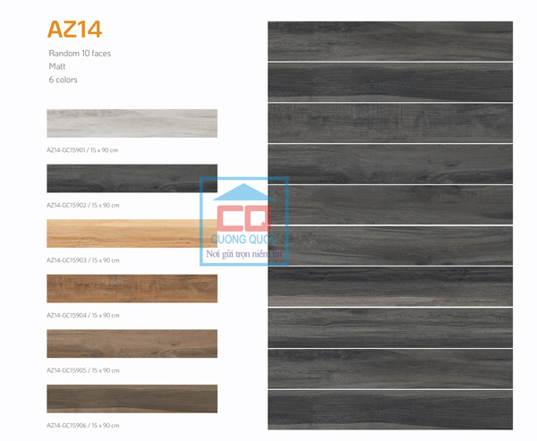 Bộ sưu tập gạch vân gỗ AZ14