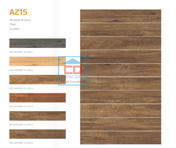 Bộ sưu tập gạch vân gỗ AZ15