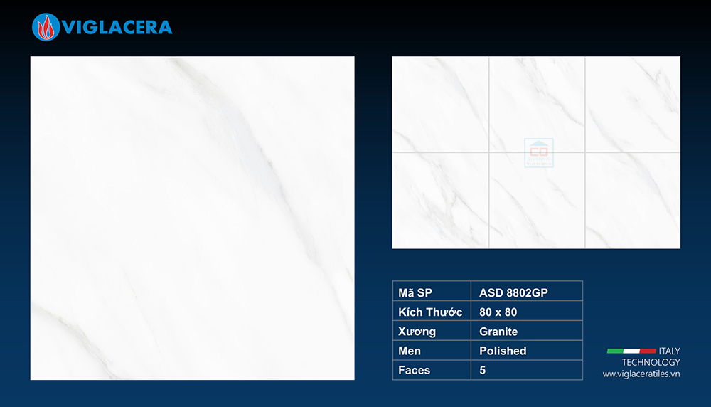 Gạch 80x80 Viglacera ASD 8802GP