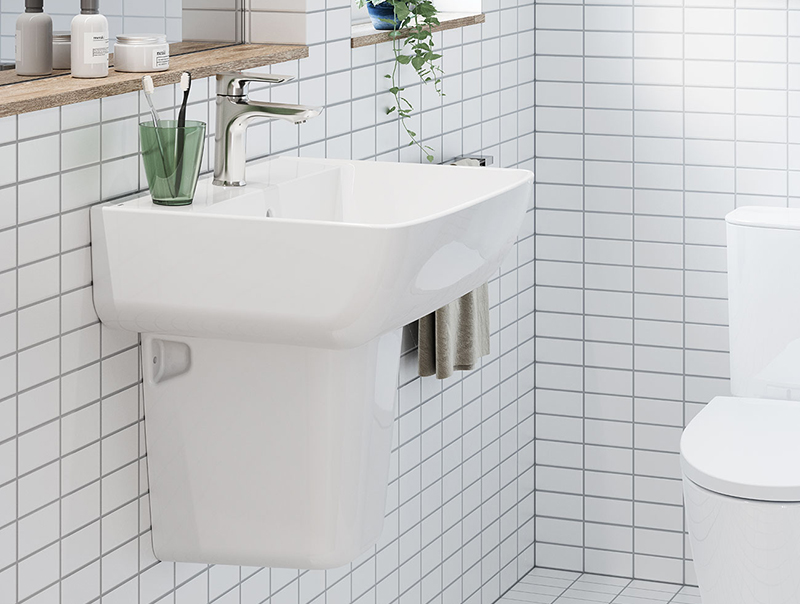 Chậu rửa mặt chân lửng