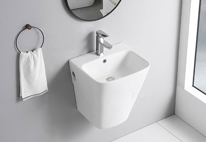 Chậu rửa mặt liền chân