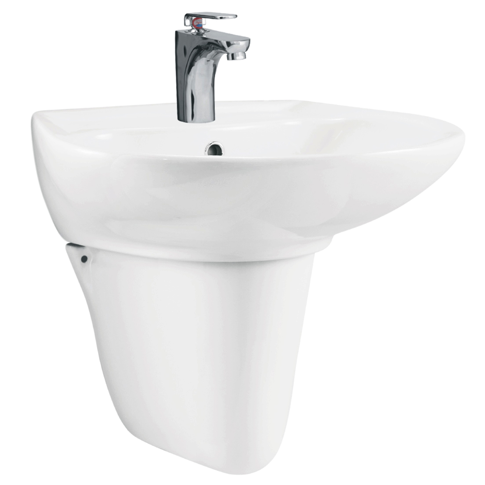 Chậu treo tường chân lửng Viglacera Sanfi S507