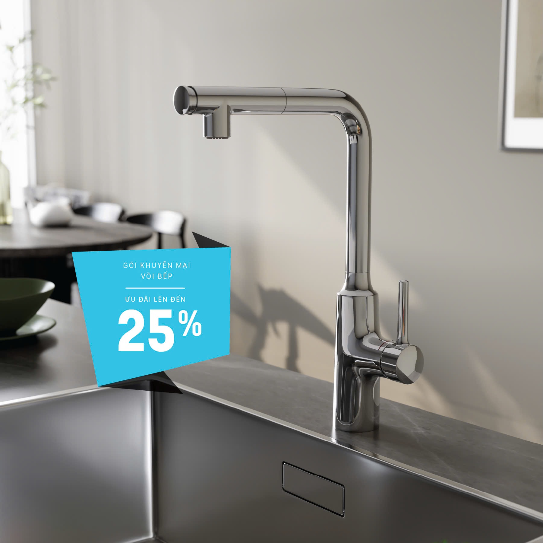 Vòi bếp – Giảm đến 25%