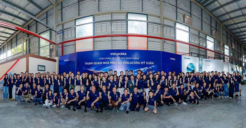 Hành trình tham quan nhà máy sứ Viglacera Mỹ Xuân