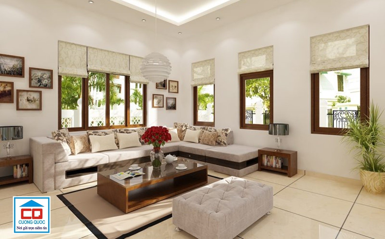 gạch ốp l&aacute;t viglacera sang trọng cho ph&ograve;ng kh&aacute;ch