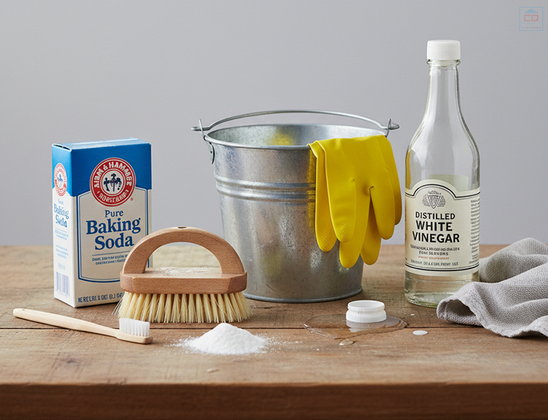 Dụng cụ cần thiết vệ sinh bồn nước