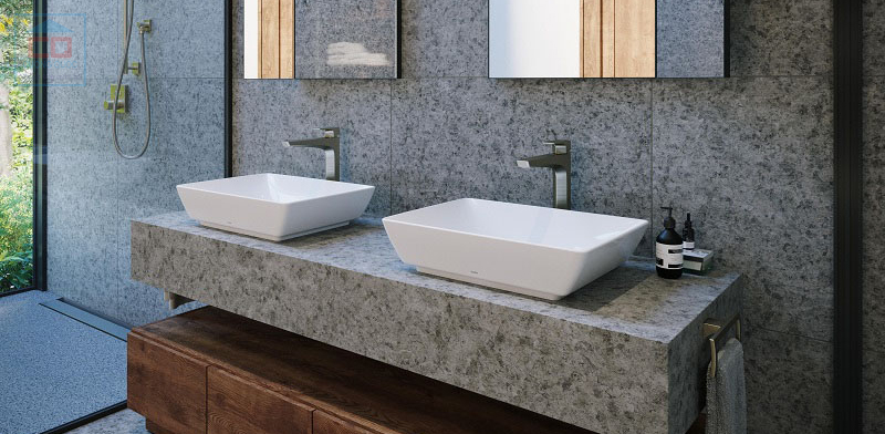 Các mẫu chậu rửa mặt bán đá đẹp