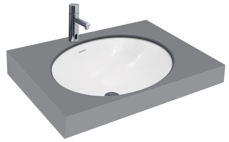 Chậu rửa mặt âm bàn Sanfi S502