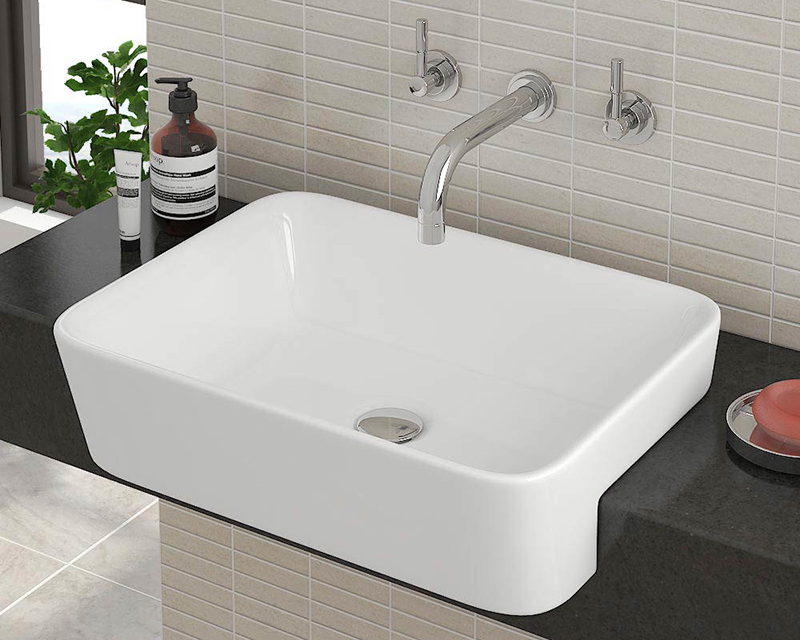 Chậu rửa mặt bán âm bàn