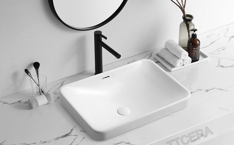 Chậu rửa mặt bàn đá dương vành