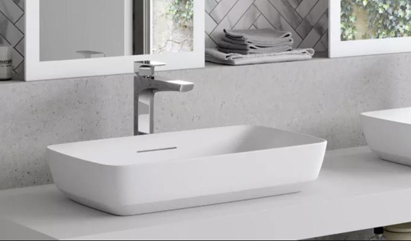 Chậu rửa mặt đặt bàn đá