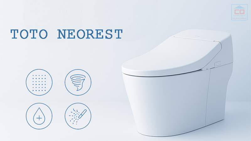 Công nghệ nổi bật của bồn cầu thông minh TOTO