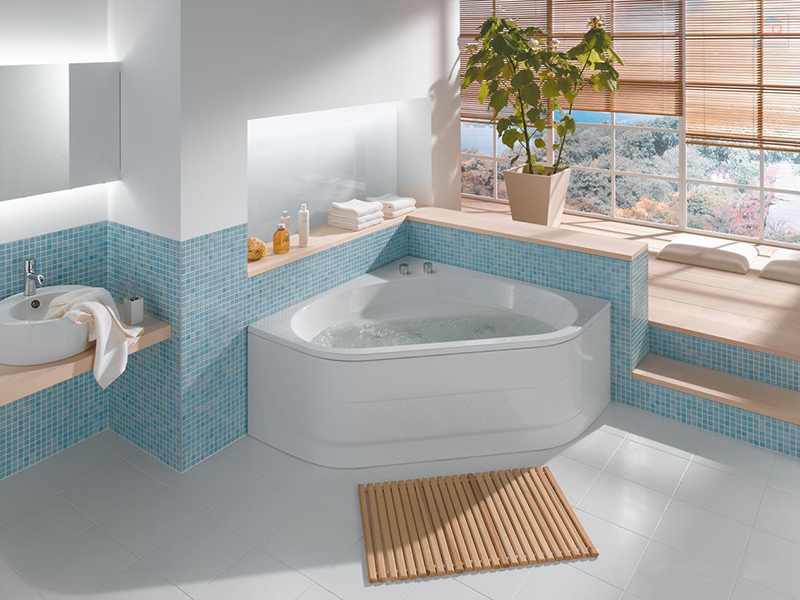 Bồn tắm đặt góc