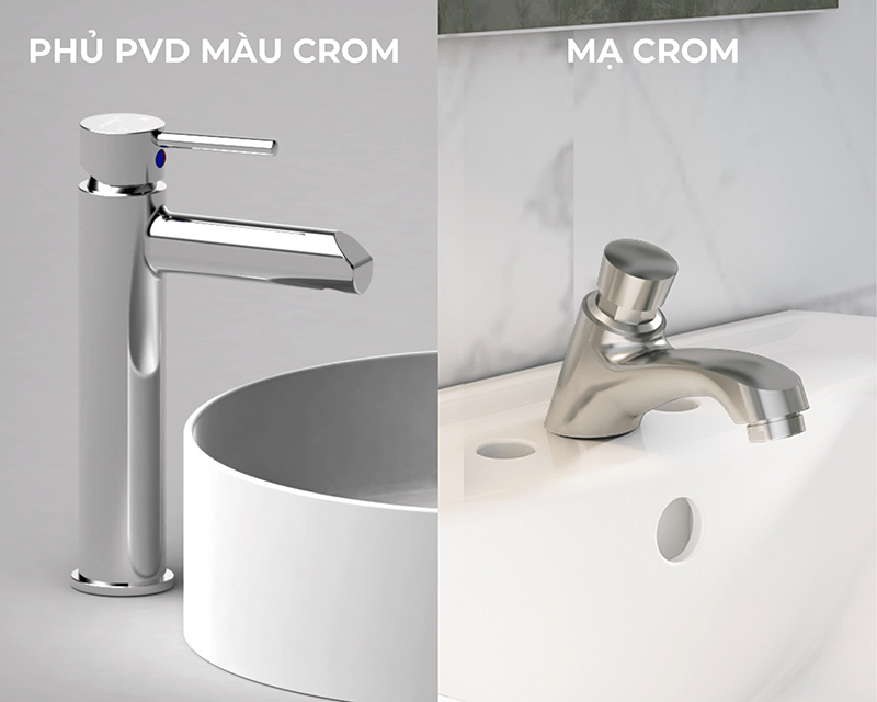 So sánh phủ PVD và mạ điện thông thường