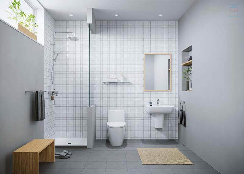 Phối cảnh thiết bị vệ sinh Inax