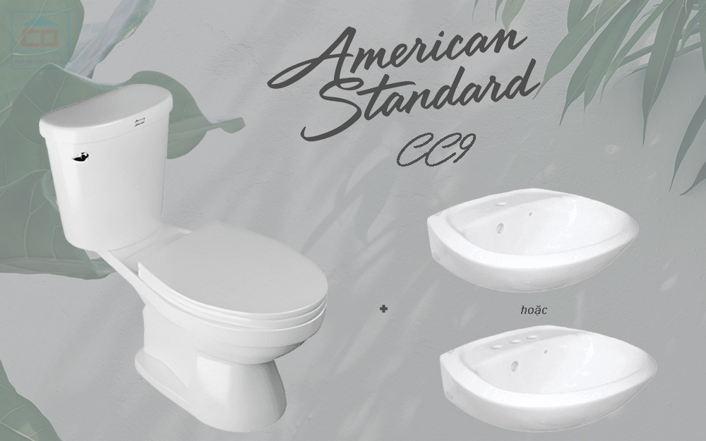 Bộ thiết bị vệ sinh American Standard gói CC9