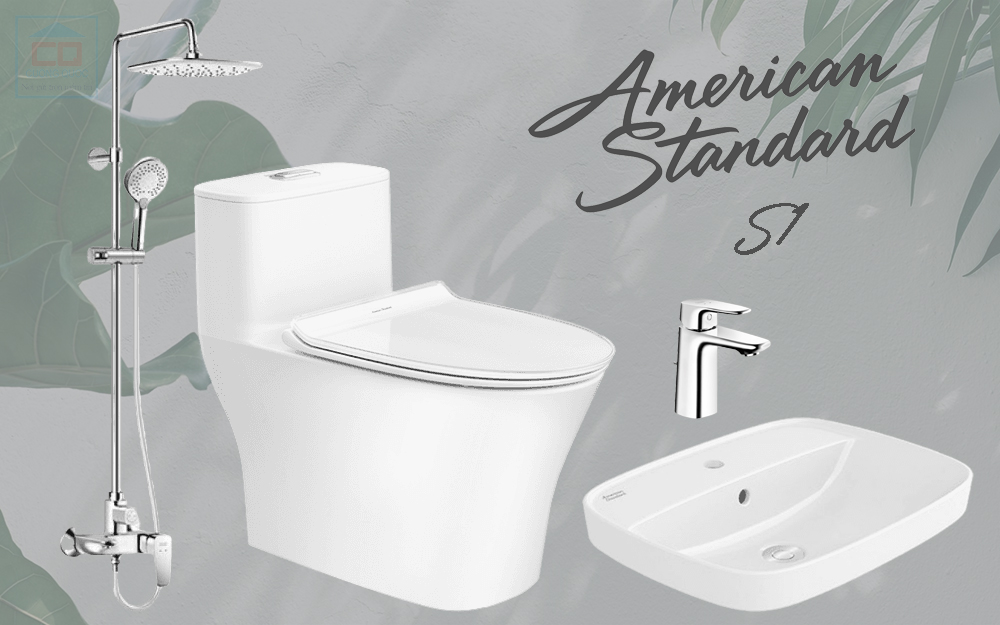 Bộ thiết bị vệ sinh American Standard gói S1