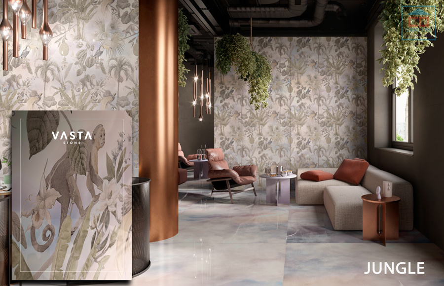 Mẫu Đá Tấm Lớn Ốp Tường Siêu Đẹp