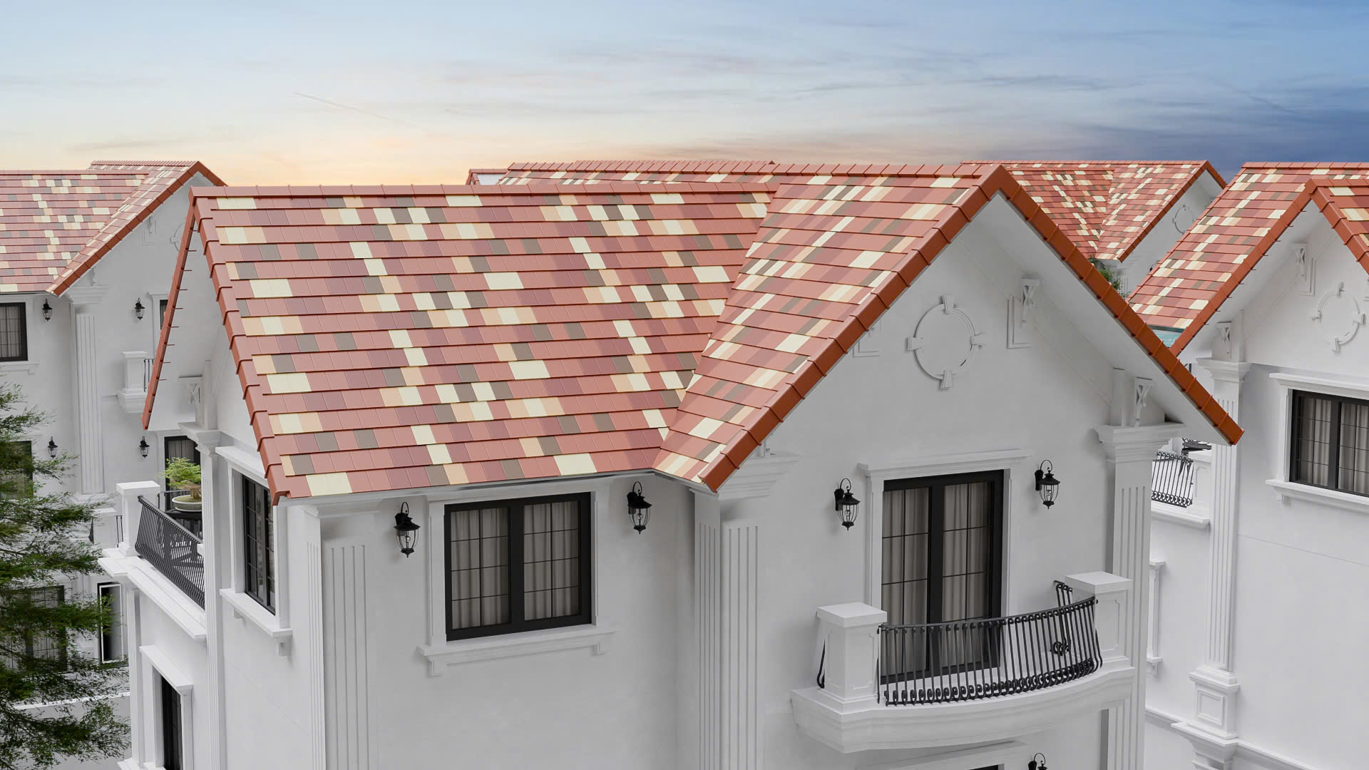 Dự án Sun Urban City sử dụng ngói phẳng tráng men Viglacera