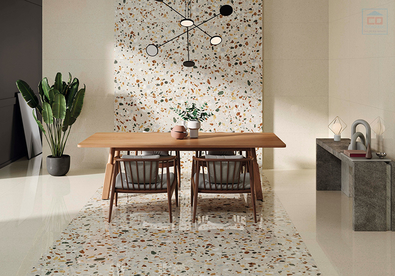 Phòng mẫu gạch 60x120 Terrazzo