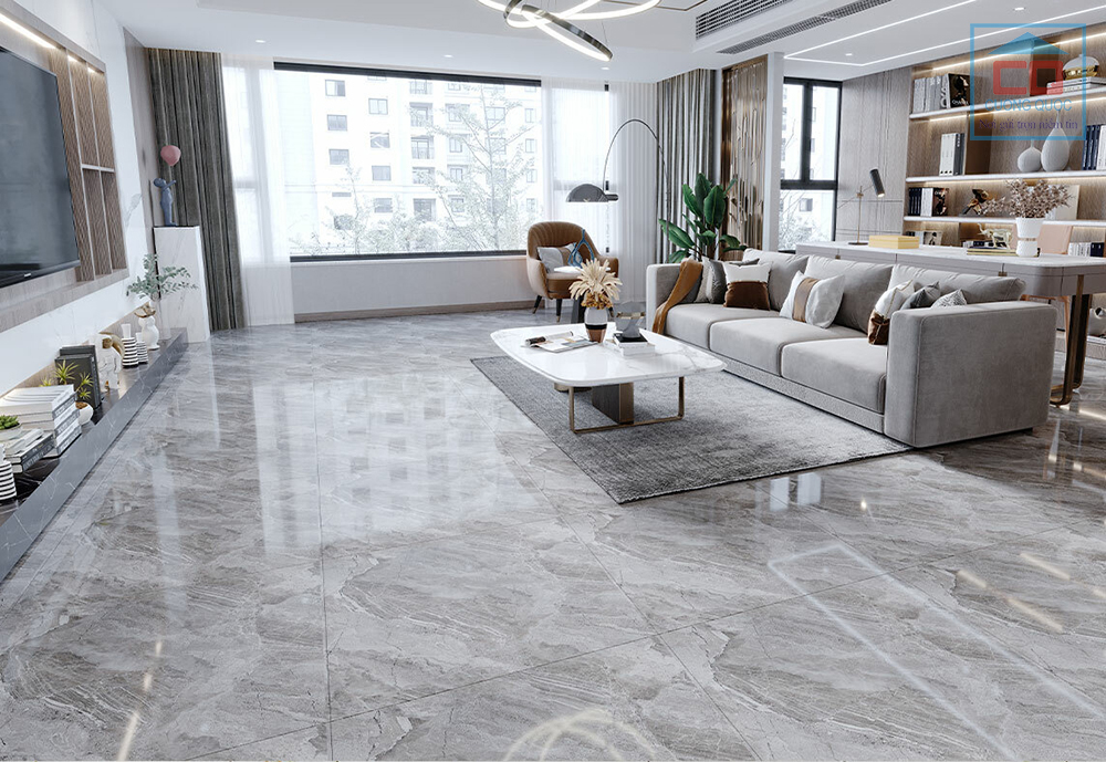 Ưu điểm của gạch ốp lát men bóng