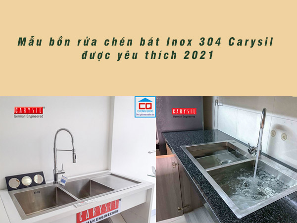 bồn rửa chén bát Inox 304 Carysil