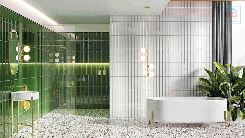 Các mẫu gạch giả thẻ ốp tường đẹp