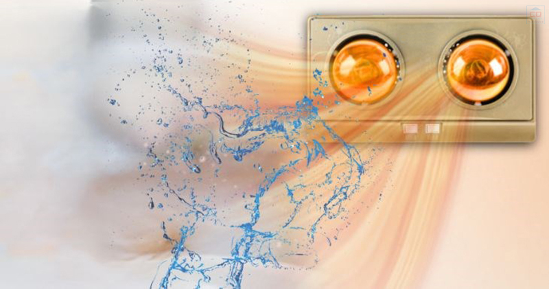 Đèn sưởi dễ cháy nổ khi dính nước