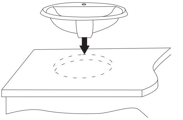 Cách lắp đặt chậu rửa âm bàn