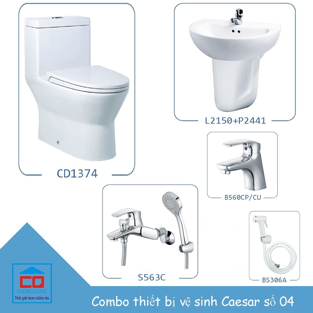 Combo thiết bị vệ sinh Caesar số 4