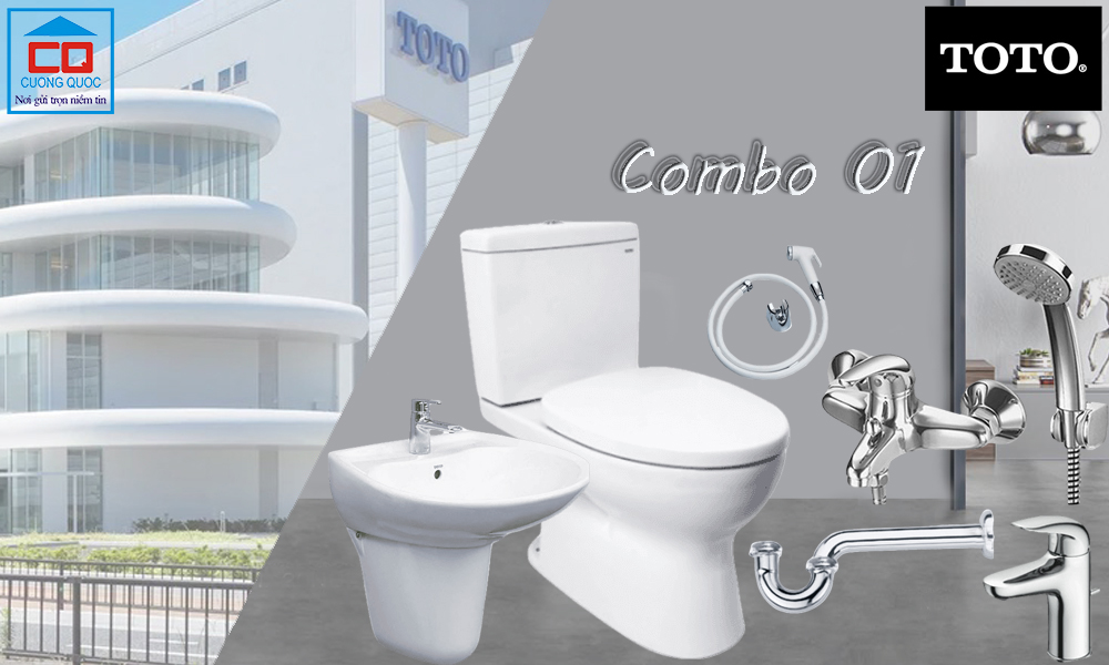 Combo thiết bị vệ sinh Toto số 1