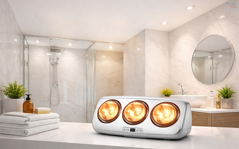 Kinh nghiệm chọn công suất đèn sưởi nhà tắm