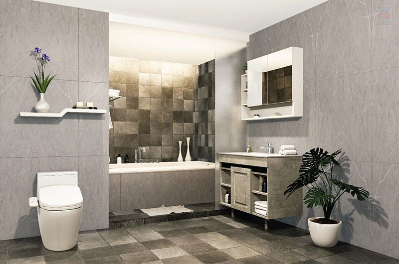 Phối cảnh thiết bị vệ sinh Caesar