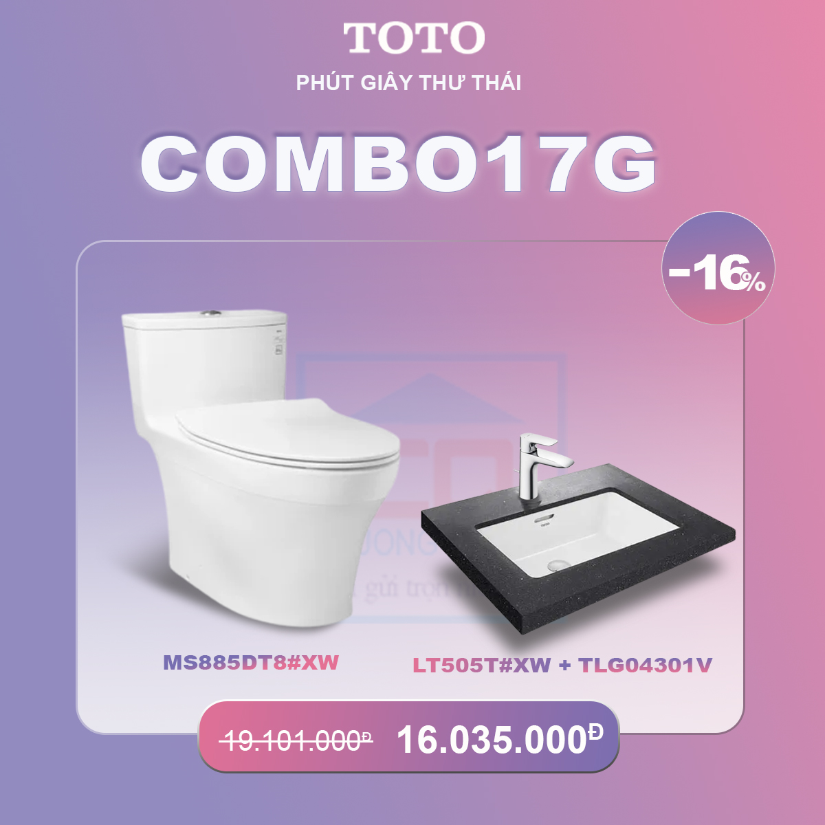 Khuyến mãi bộ TBVS COMBO17G