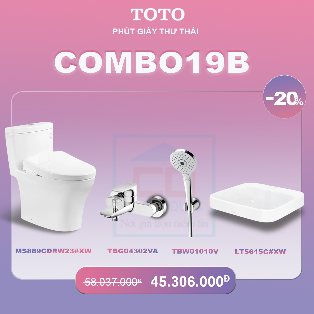 Khuyến mãi bộ TBVS COMBO19B