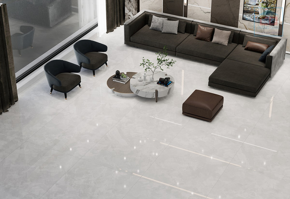 Phòng mẫu gạch khổ lớn Eurotile Denim DNI S01P