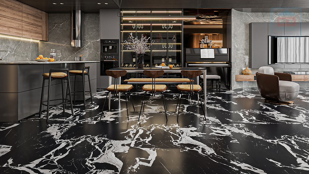 Phòng mẫu gạch khổ lớn Eurotile Chi Giao CHG S01H