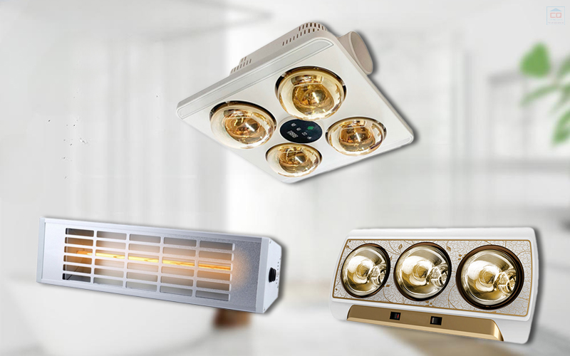 Phân loại đèn sưởi nhà tắm