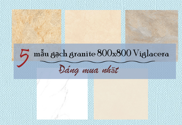 Ngắm nhìn 5 mẫu gạch granite 800x800 Viglacera đáng mua nhất