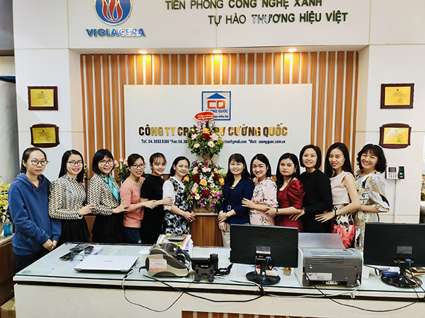 Chúc mừng ngày phụ nữ Việt Nam 20-10 cho cán bộ nhân viên nữ tại Công ty Cường Quốc